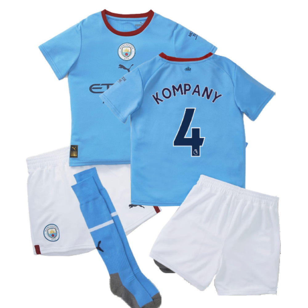 2022-2023 Man City Home Mini Kit (KOMPANY 4)