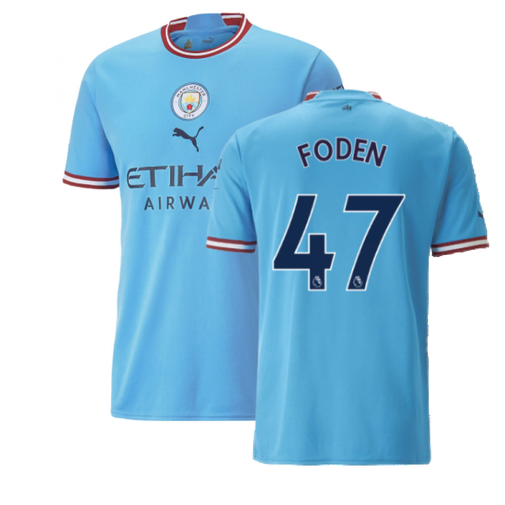 2022-2023 Man City Home Shirt (FODEN 47)