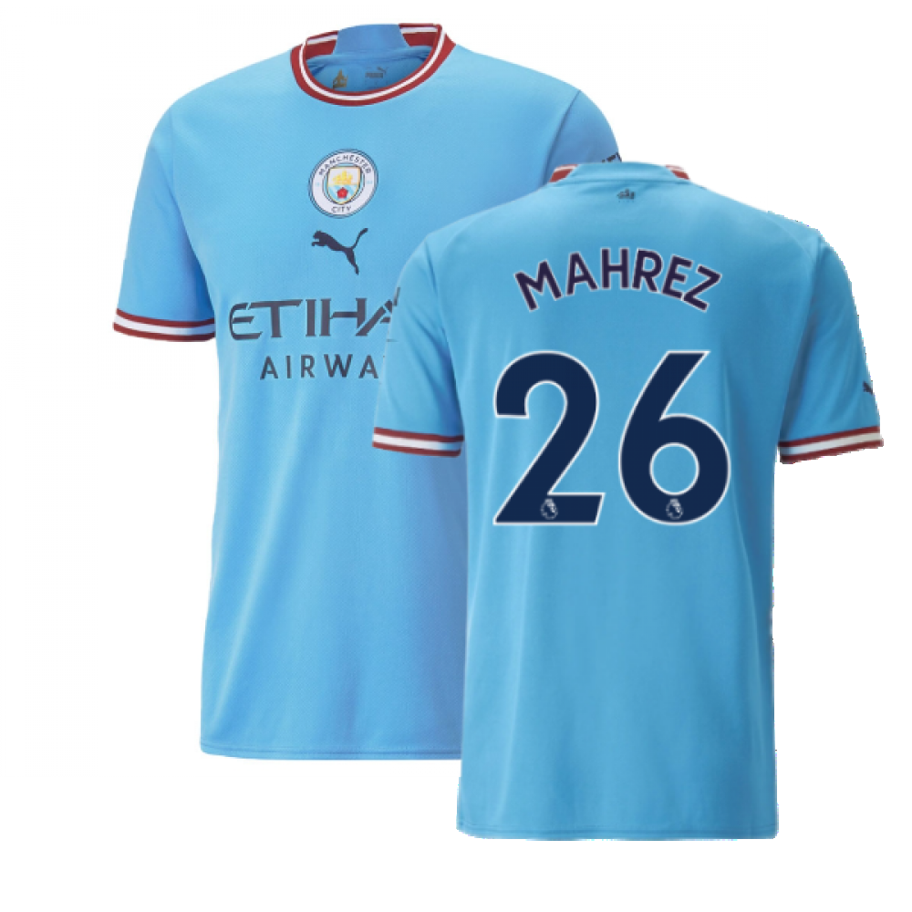 2022-2023 Man City Home Shirt (MAHREZ 26)