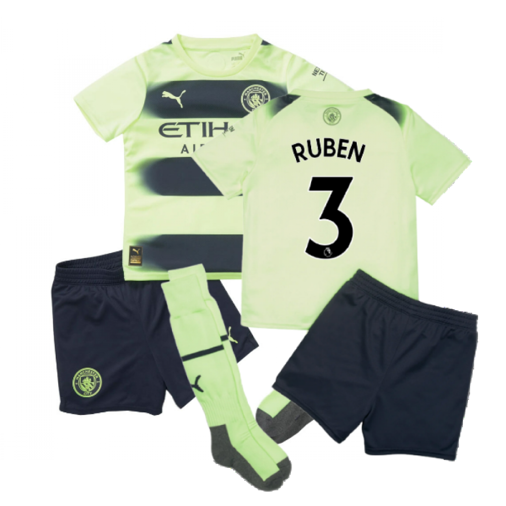 2022-2023 Man City Third Mini Kit (RUBEN 3)