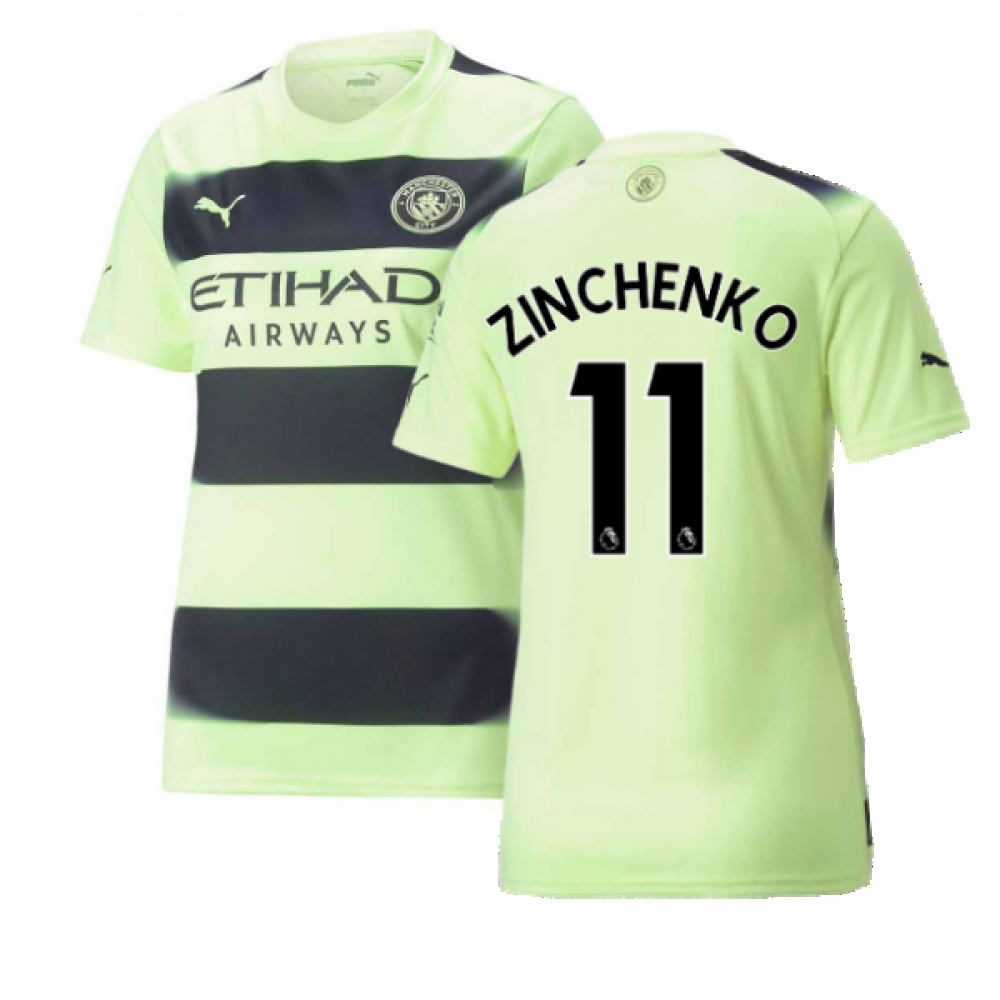 2022-2023 Man City Third Shirt (Ladies) (ZINCHENKO 11)