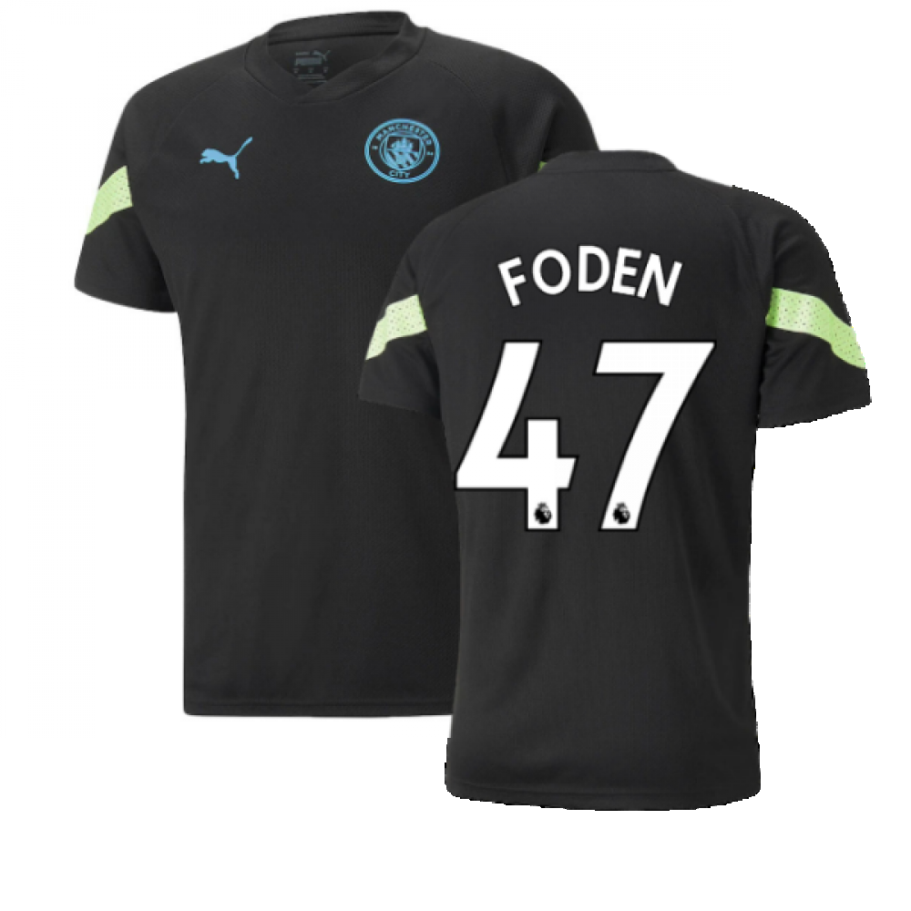 2022-2023 Man City Training Jersey (Black) (FODEN 47)