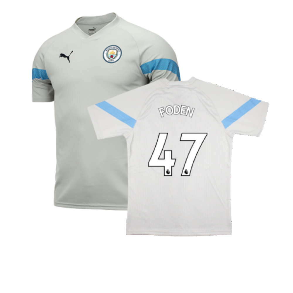 2022-2023 Man City Training Jersey (Grey Violet) (Foden 47)