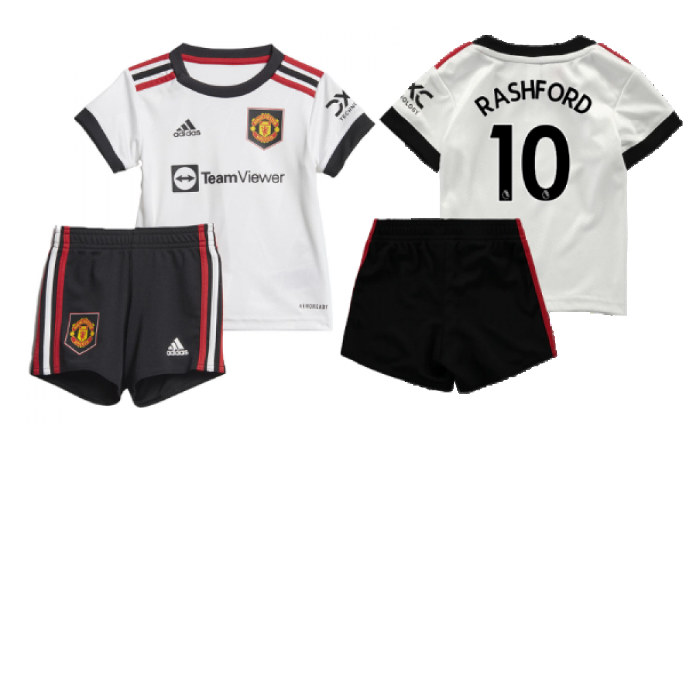 2022-2023 Man Utd Away Baby Kit (RASHFORD 10)