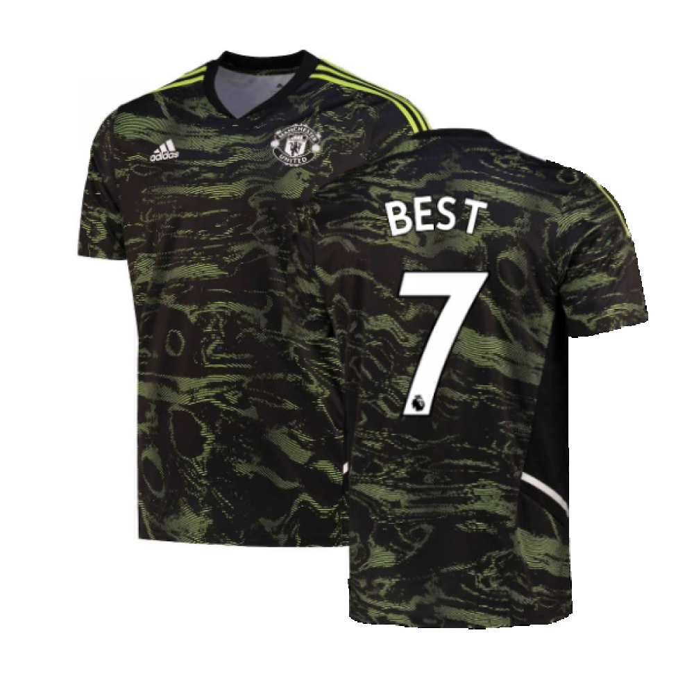 2022-2023 Man Utd EU Training Jersey (Solar Slime) (BEST 7)