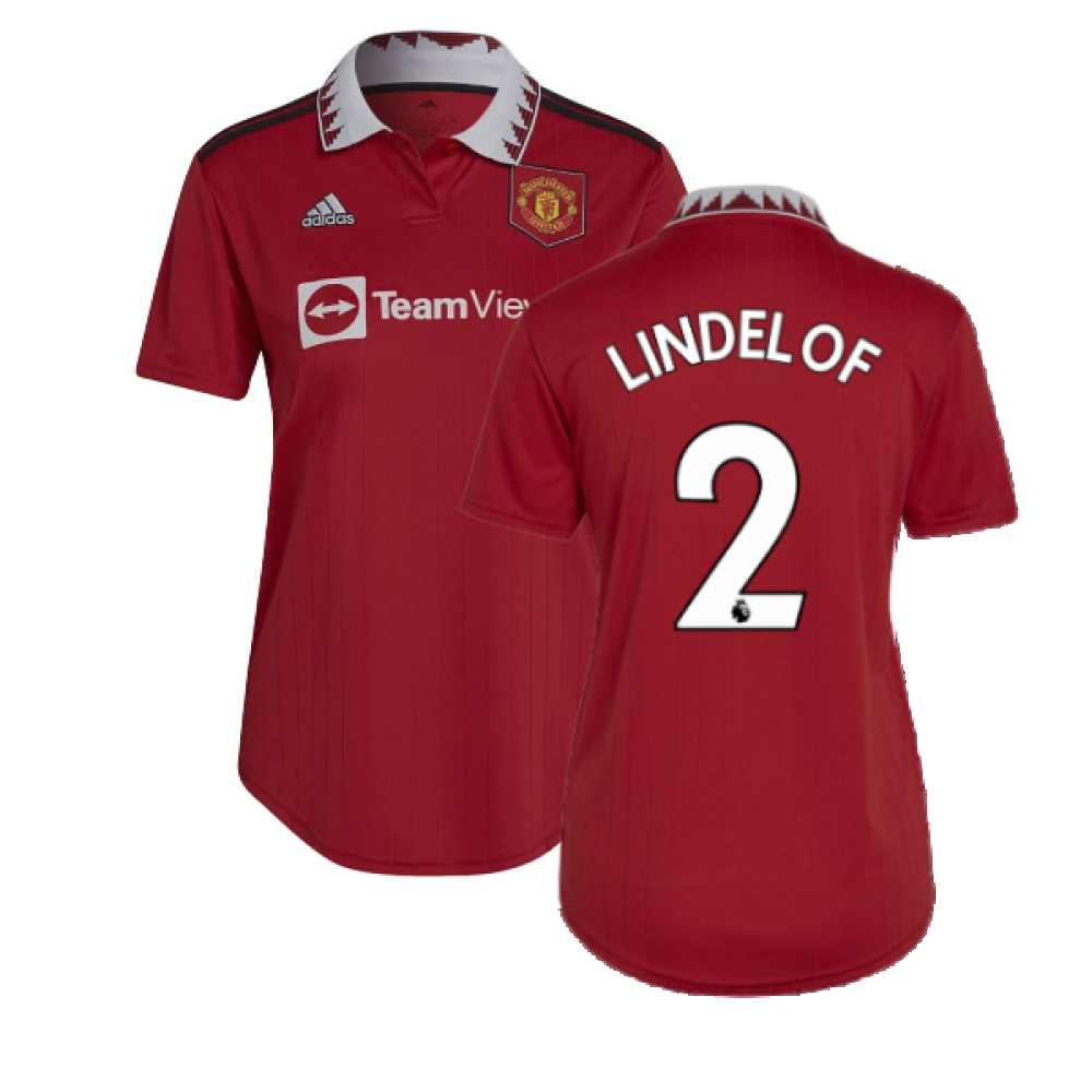 2022-2023 Man Utd Home Shirt (Ladies) (LINDELOF 2)