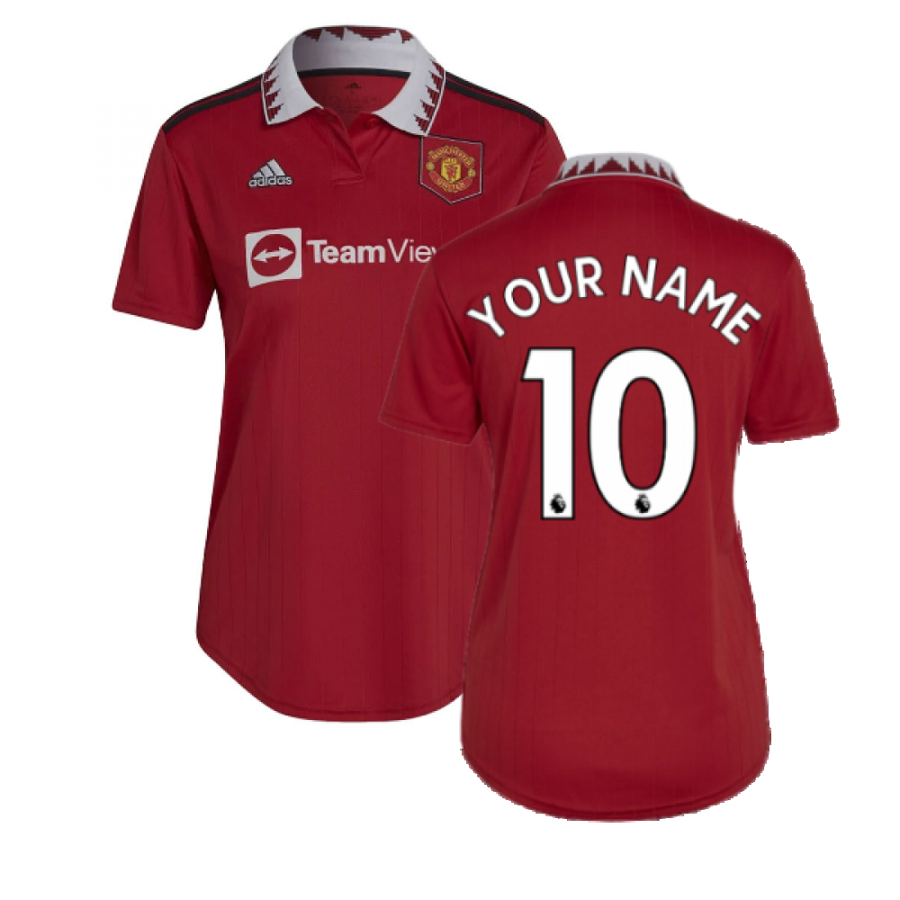 2022-2023 Man Utd Home Shirt (Ladies) (Your Name)