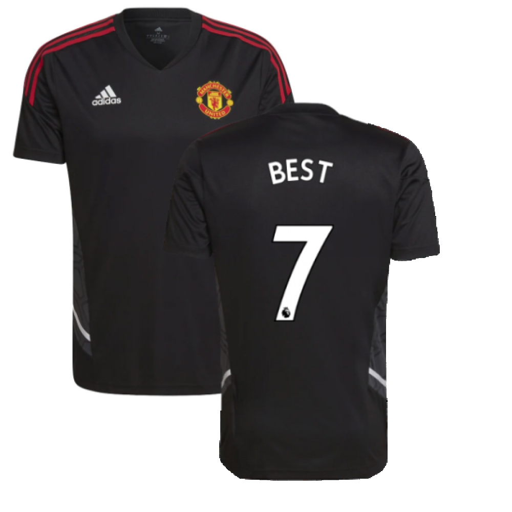 2022-2023 Man Utd Training Shirt (Black) (BEST 7)