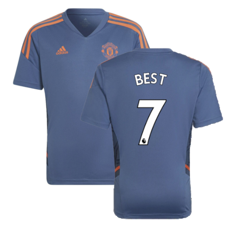 2022-2023 Man Utd Training Shirt (Blue) - Kids (BEST 7)