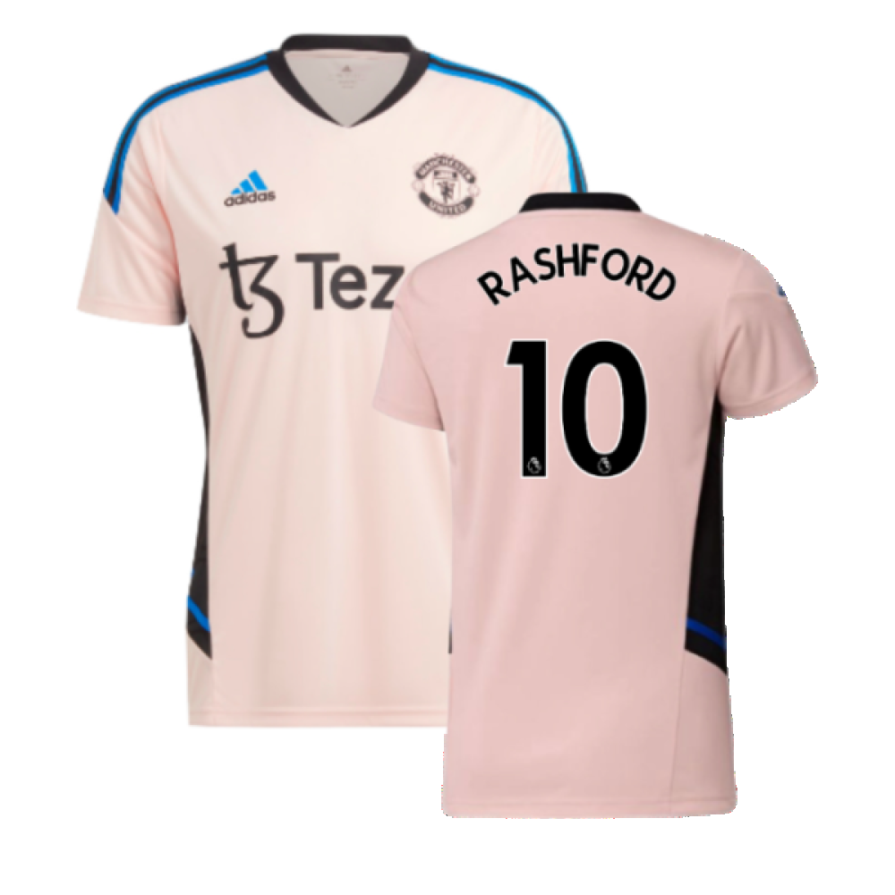 2022-2023 Manchester United Condivo Training Jersey (Pink) (RASHFORD 10)