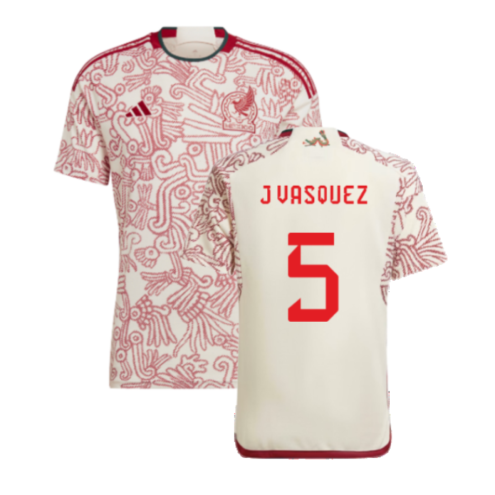 2022-2023 Mexico Away Shirt (J VASQUEZ 5)