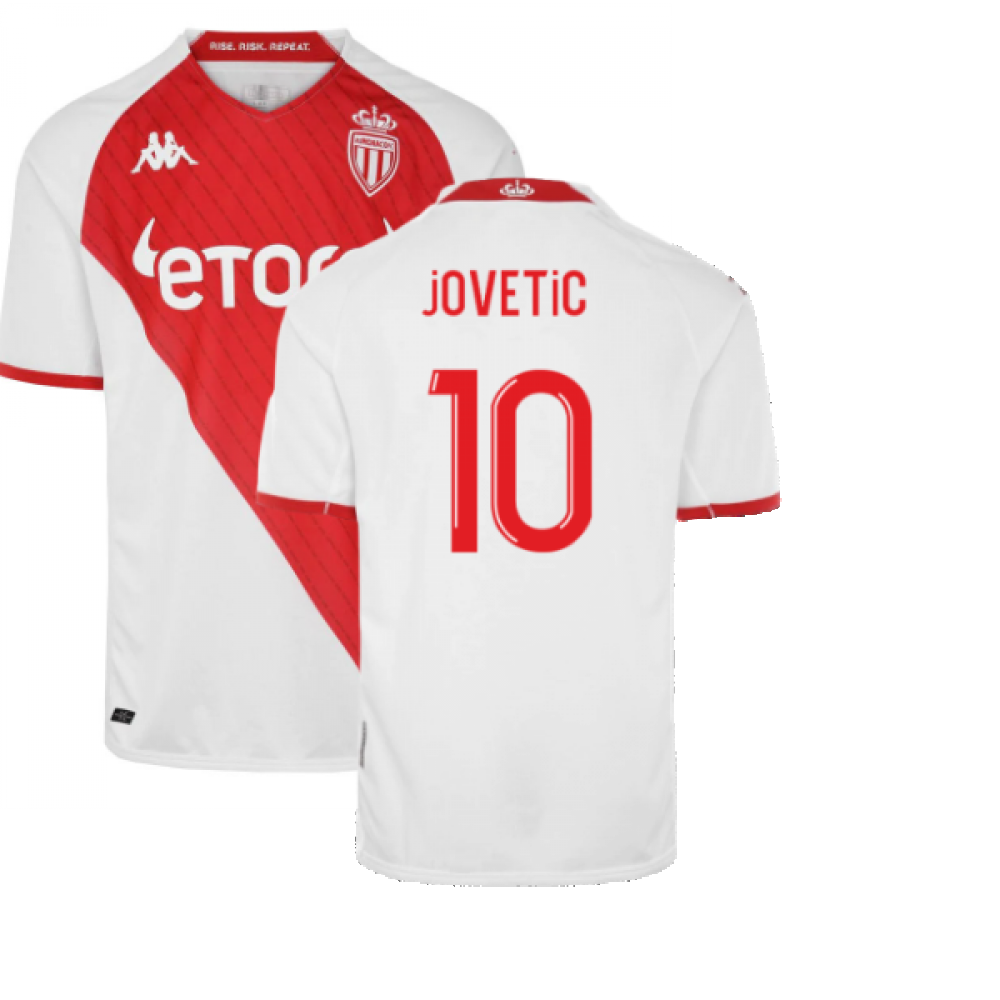 2022-2023 Monaco Home Shirt (JOVETIC 10)