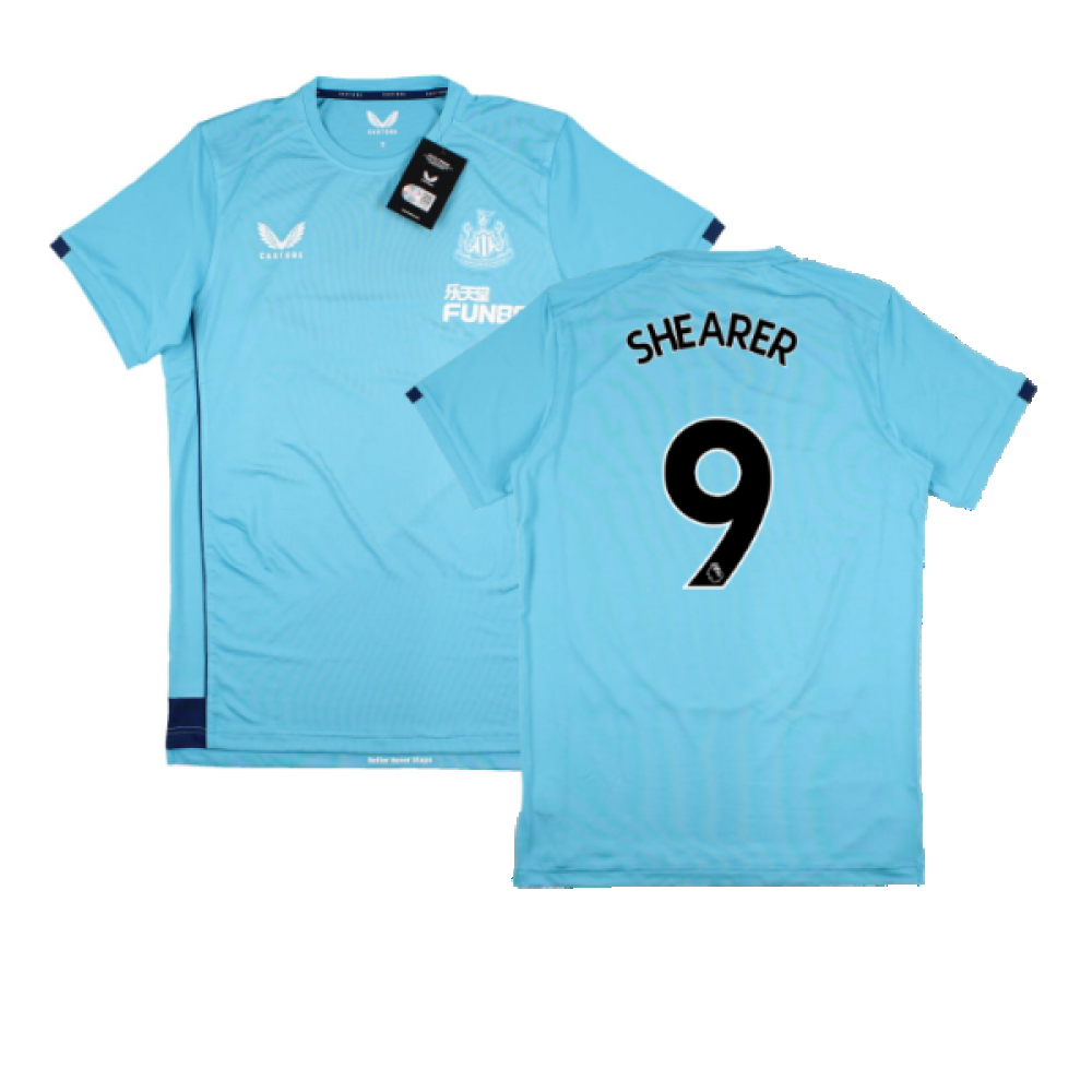 2022-2023 Newcastle Coaches Travel Tee (Sky Blue) (SHEARER 9)