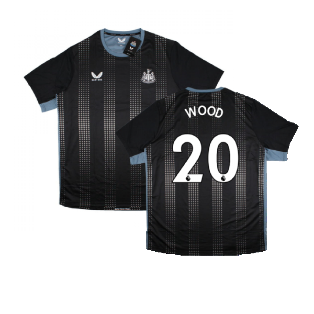 2022-2023 Newcastle Staff Training Tee (Black) (WOOD 20)