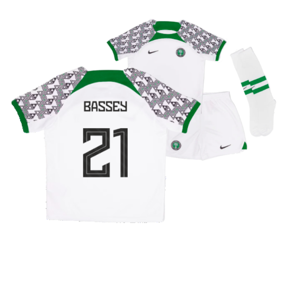 2022-2023 Nigeria Away Mini Kit (Bassey 21)