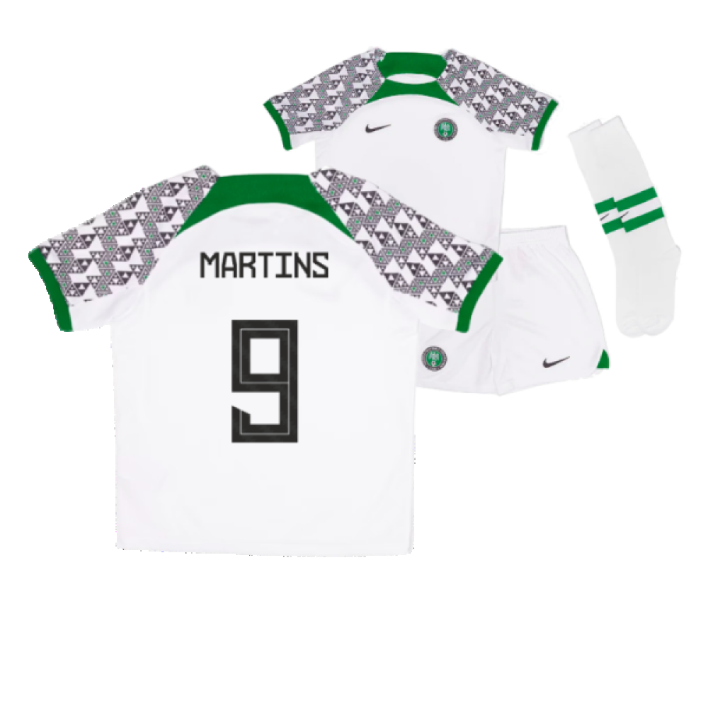 2022-2023 Nigeria Away Mini Kit (MARTINS 9)