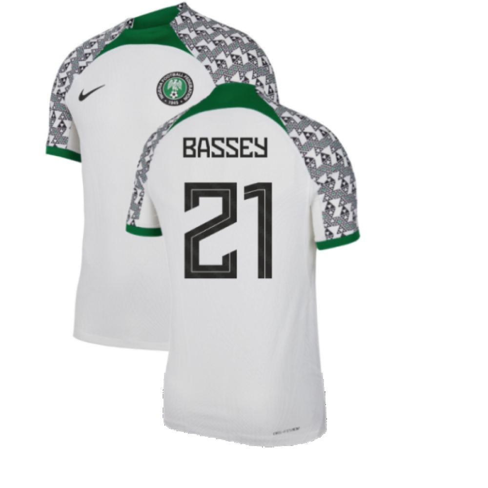 2022-2023 Nigeria Away Vapor Shirt (Bassey 21)