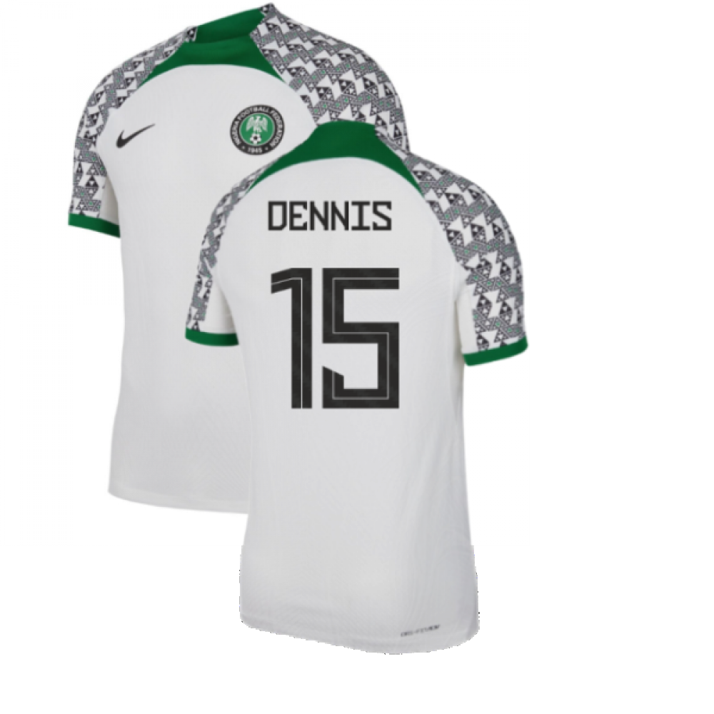 2022-2023 Nigeria Away Vapor Shirt (DENNIS 15)