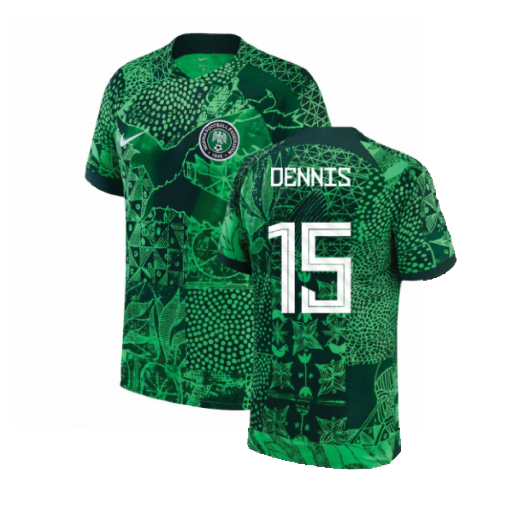 2022-2023 Nigeria Home Shirt (DENNIS 15)