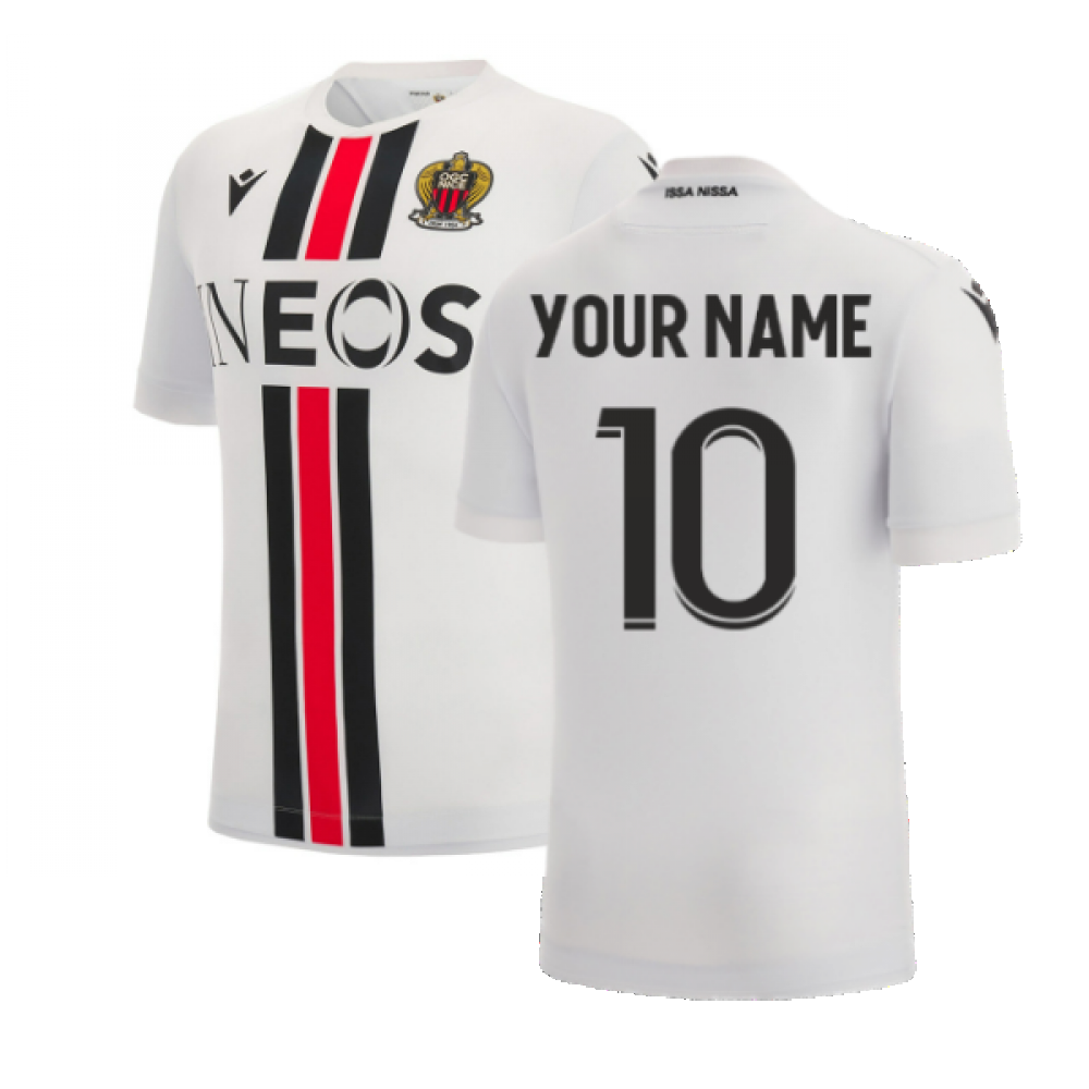 2022-2023 OGC Nice Away Shirt (Your Name)