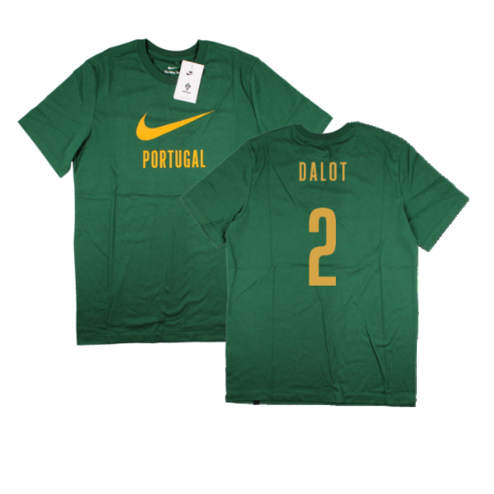 2022-2023 Portugal Swoosh Tee (Green) (Dalot 2)