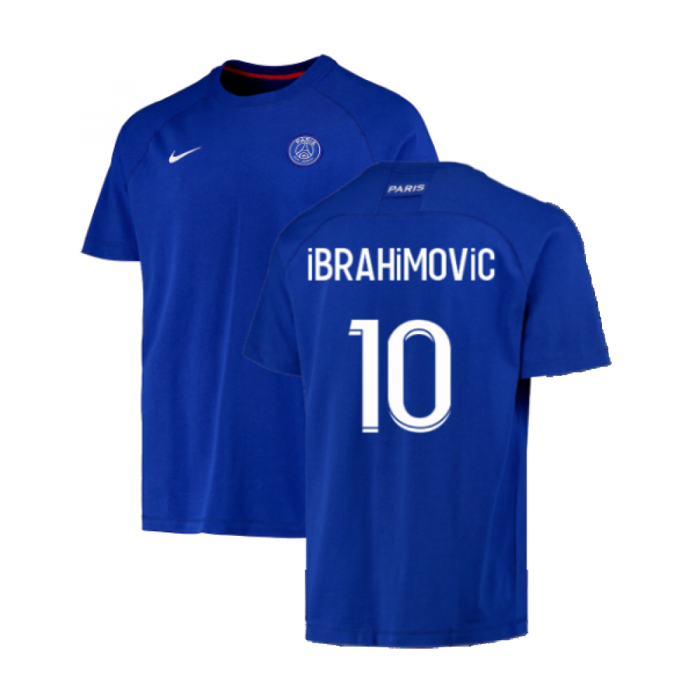 2022-2023 PSG CL Training Shirt (Blue) (IBRAHIMOVIC 10)