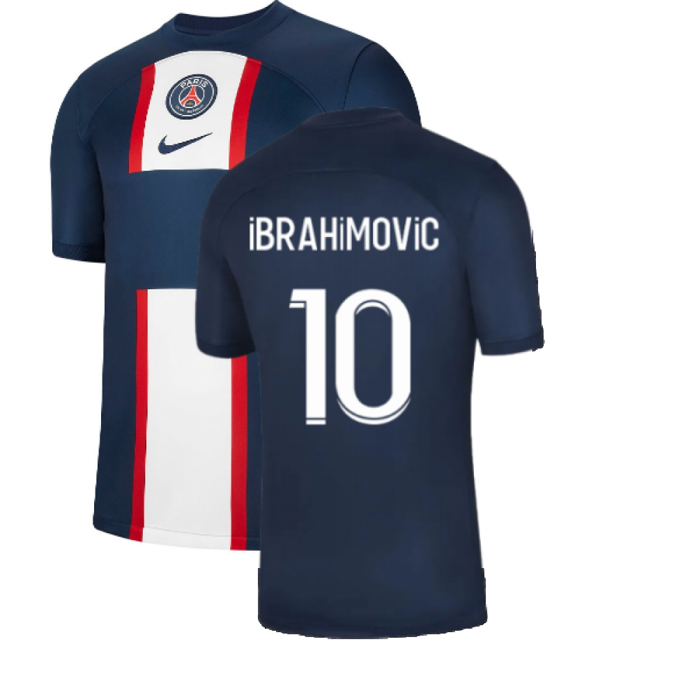 2022-2023 PSG Home Shirt (no sponsor) (IBRAHIMOVIC 10)