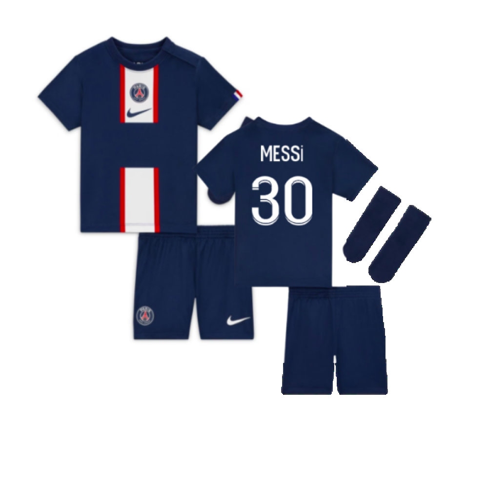 2022-2023 PSG Little Boys Home Kit (MESSI 30)