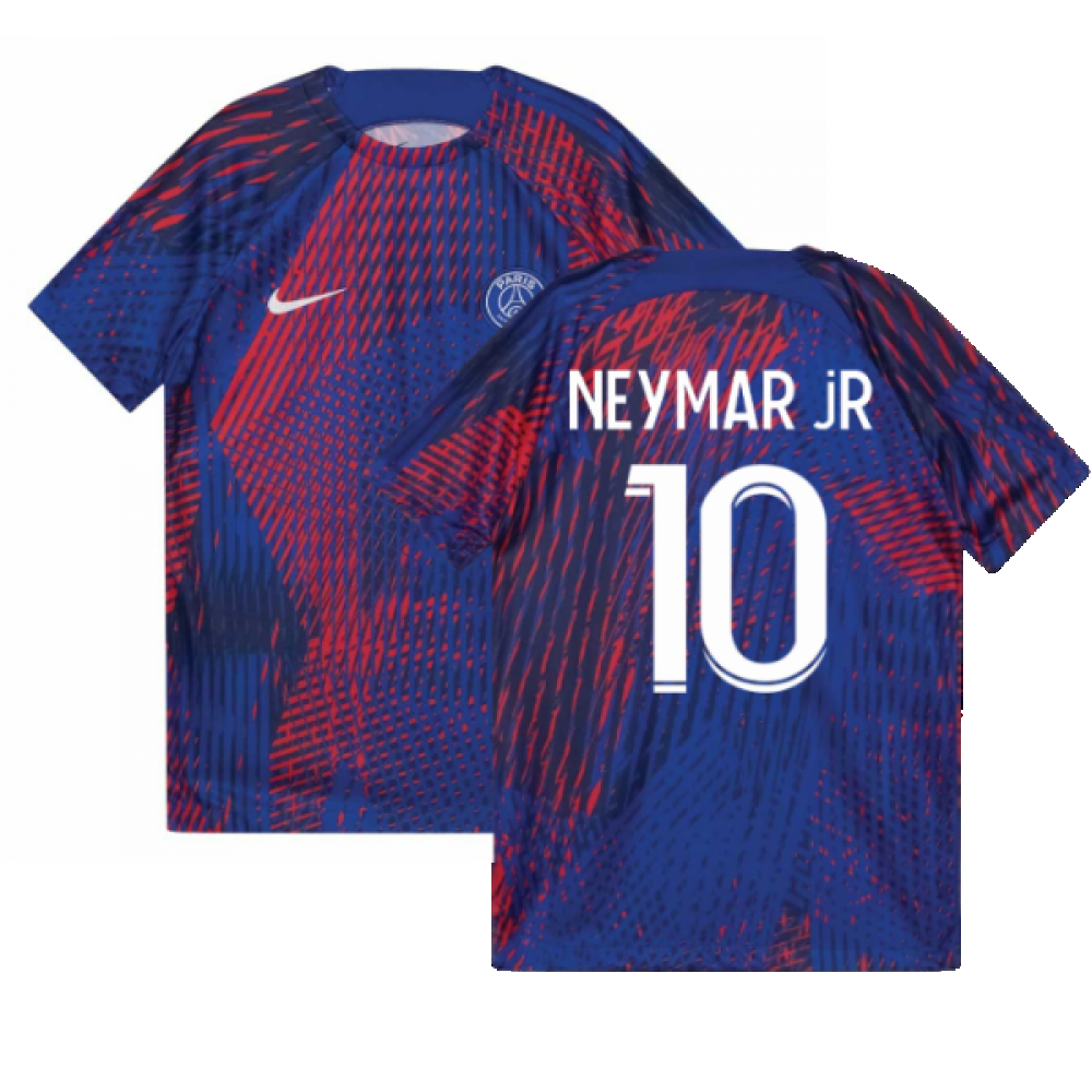 2022-2023 PSG Pre-Match Football Top (Blue) (NEYMAR JR 10)