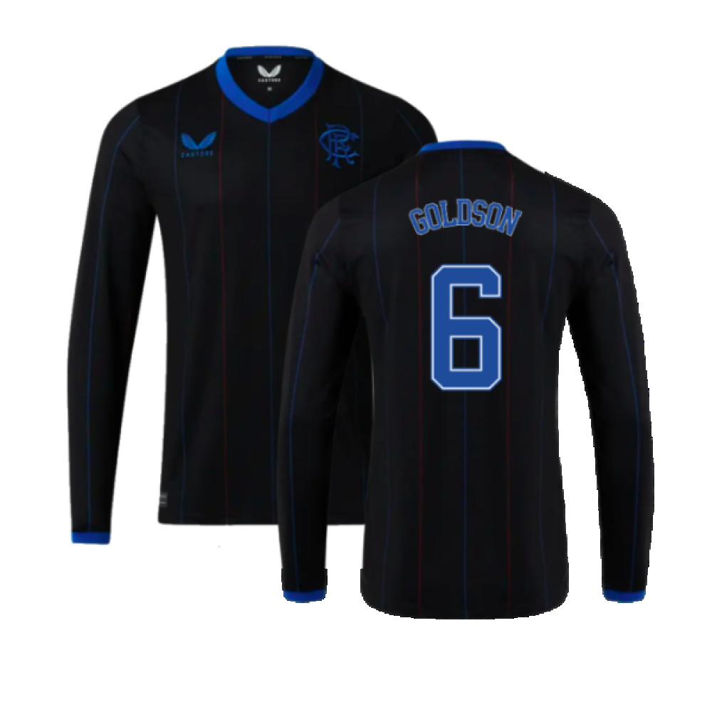 2022-2023 Rangers Fourth Long Sleeve Shirt (GOLDSON 6)