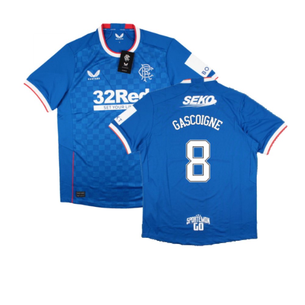 2022-2023 Rangers Home Pro Jersey (GASCOIGNE 8)