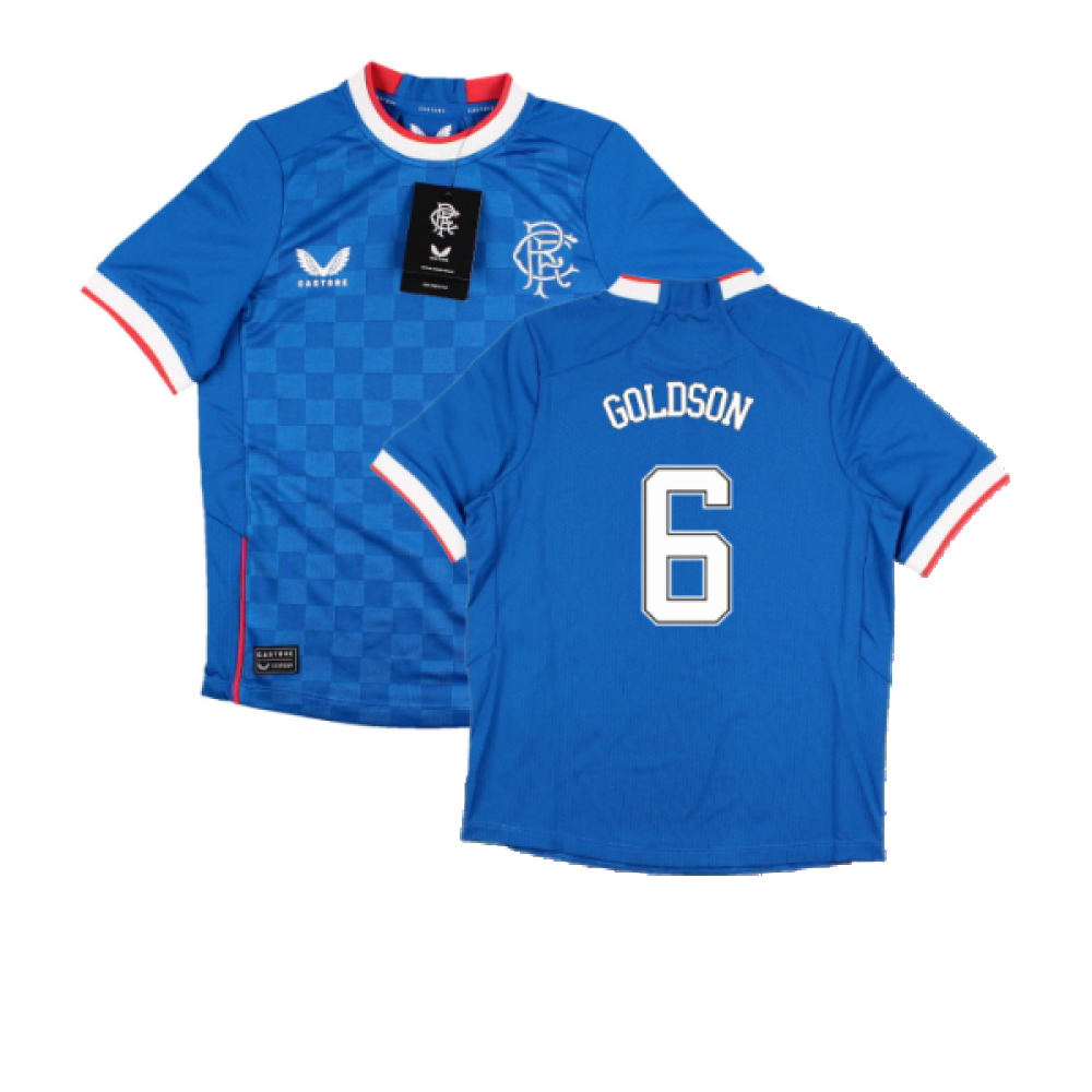 2022-2023 Rangers Home Pro Jersey (Kids) (GOLDSON 6)