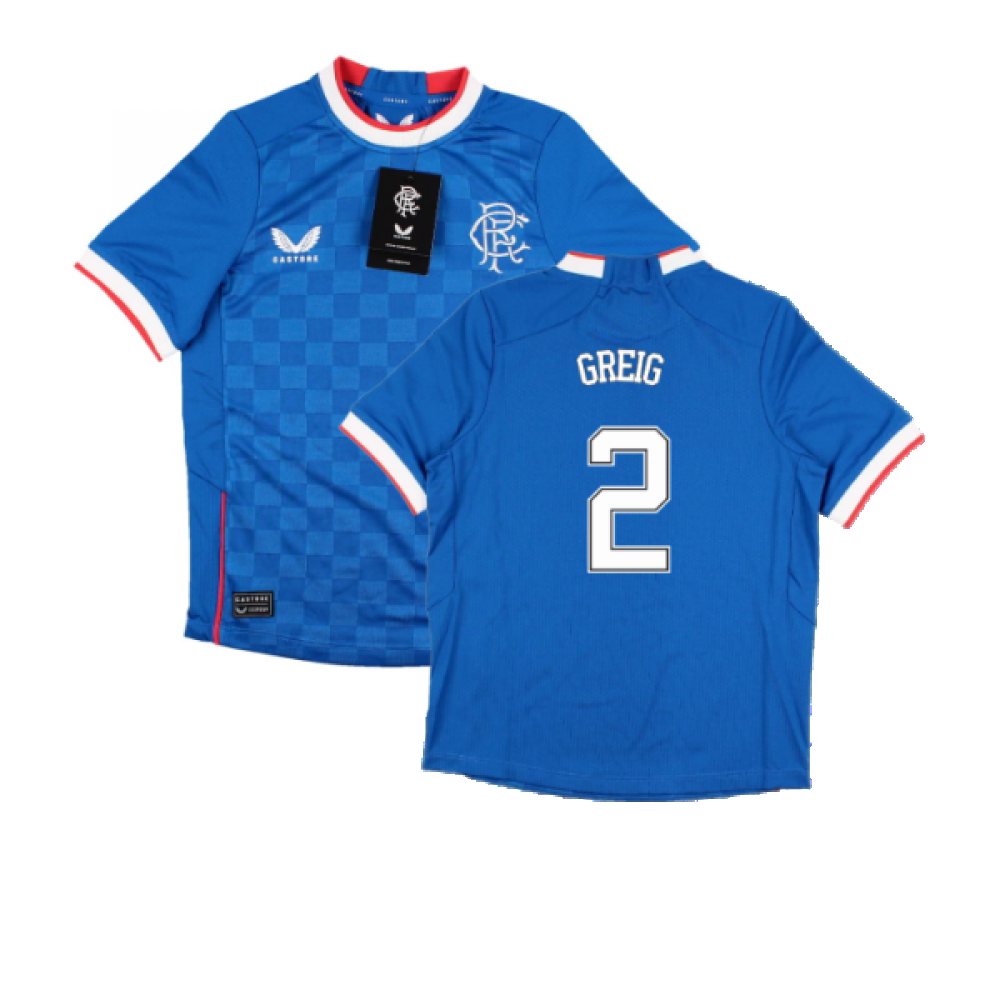 2022-2023 Rangers Home Pro Jersey (Kids) (GREIG 2)