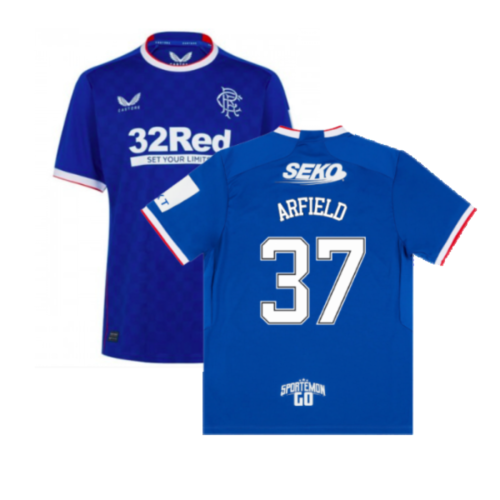 2022-2023 Rangers Home Shirt (ARFIELD 37)