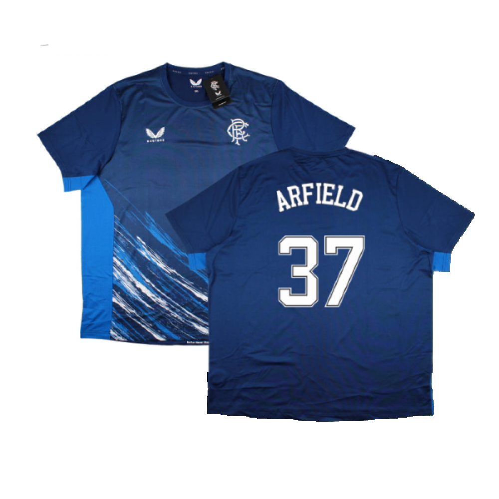 2022-2023 Rangers Match Day Tee (Navy) (ARFIELD 37)