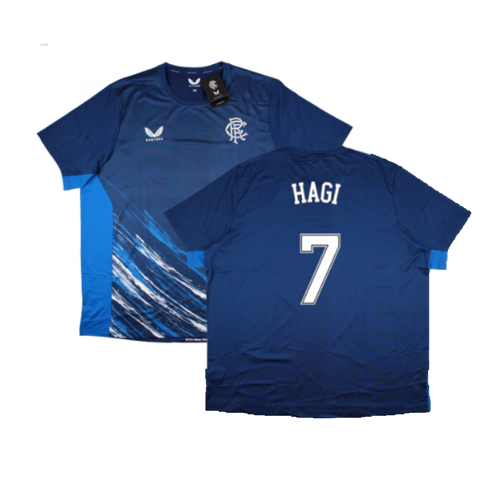 2022-2023 Rangers Match Day Tee (Navy) (HAGI 7)