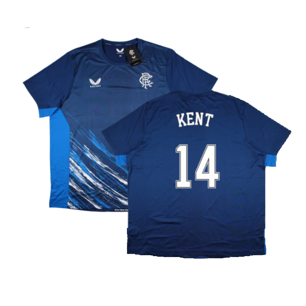 2022-2023 Rangers Match Day Tee (Navy) (KENT 14)