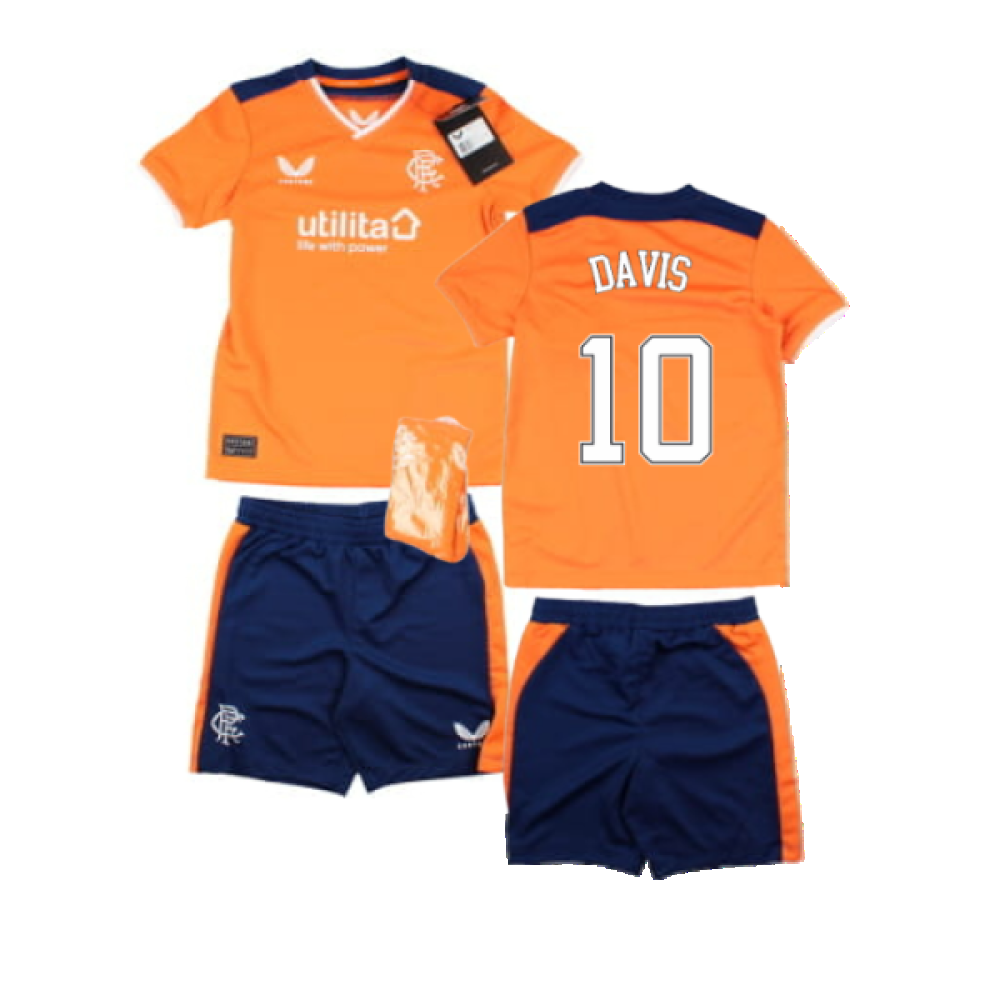 2022-2023 Rangers Third Mini Kit (DAVIS 10)