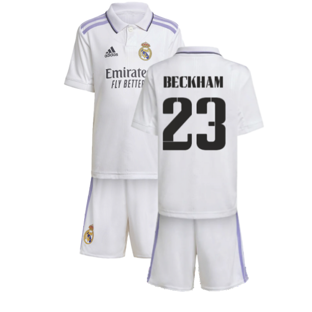 2022-2023 Real Madrid Home Mini Kit (BECKHAM 23)