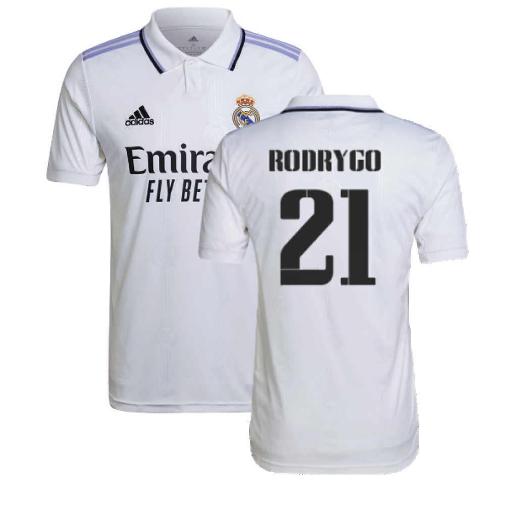 2022-2023 Real Madrid Home Shirt (RODRYGO 21)