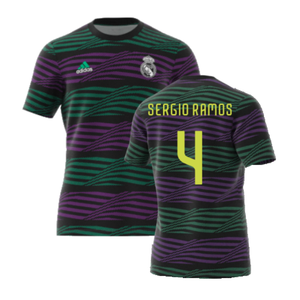 2022-2023 Real Madrid Pre-Match Jersey (SERGIO RAMOS 4)