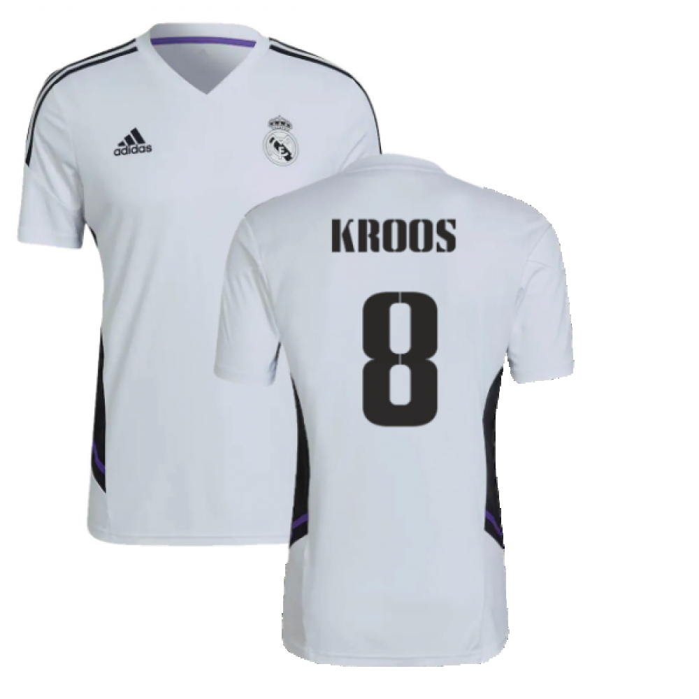 2022-2023 Real Madrid Training Shirt (White) (KROOS 8)