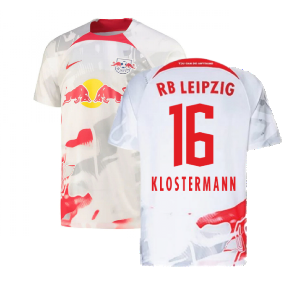 2022-2023 Red Bull Leipzig Home Shirt (White) (KLOSTERMANN 16)