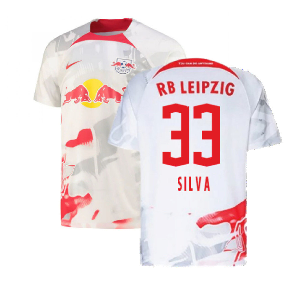 2022-2023 Red Bull Leipzig Home Shirt (White) (SILVA 33)