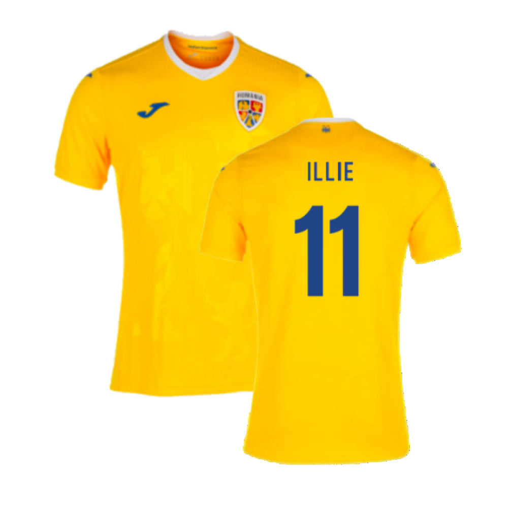 2022-2023 Romania Home Shirt (ILLIE 11)