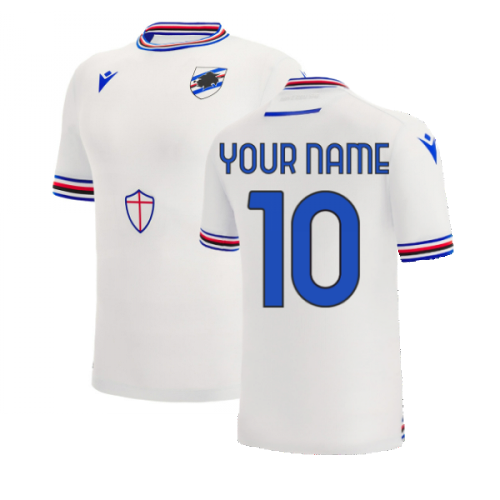 2022-2023 Sampdoria Away Shirt (Your Name)