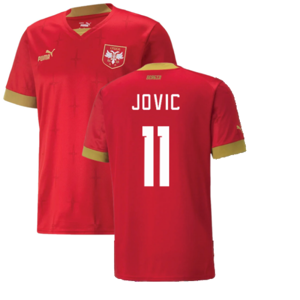 2022-2023 Serbia Home Shirt (JOVIC 11)