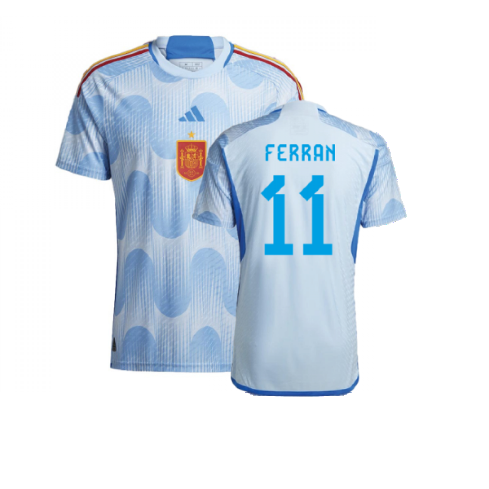 2022-2023 Spain Authentic Away Shirt (FERRAN 11)