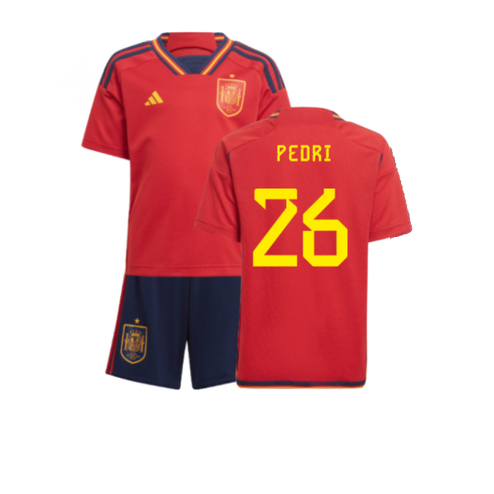 2022-2023 Spain Home Mini Kit (Pedri 26)