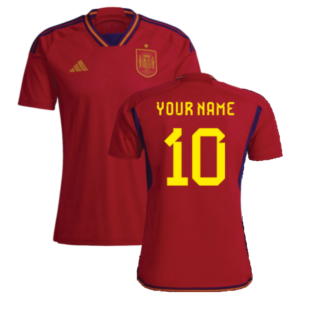 2022-2023 Spain Home Shirt (Your Name)